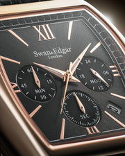 Relógio Swan & Edgar Diplomat Black